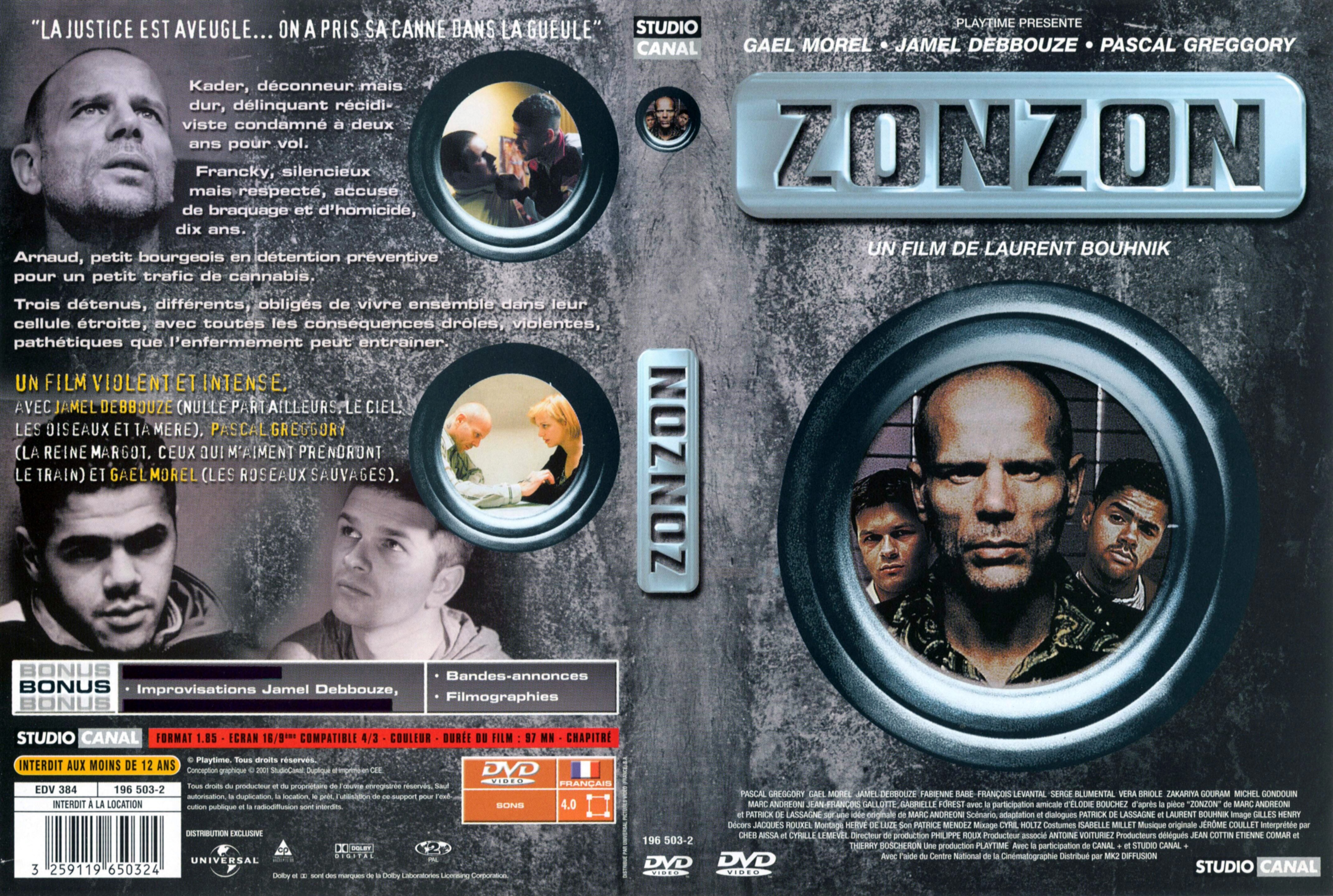 Jaquette DVD Zonzon