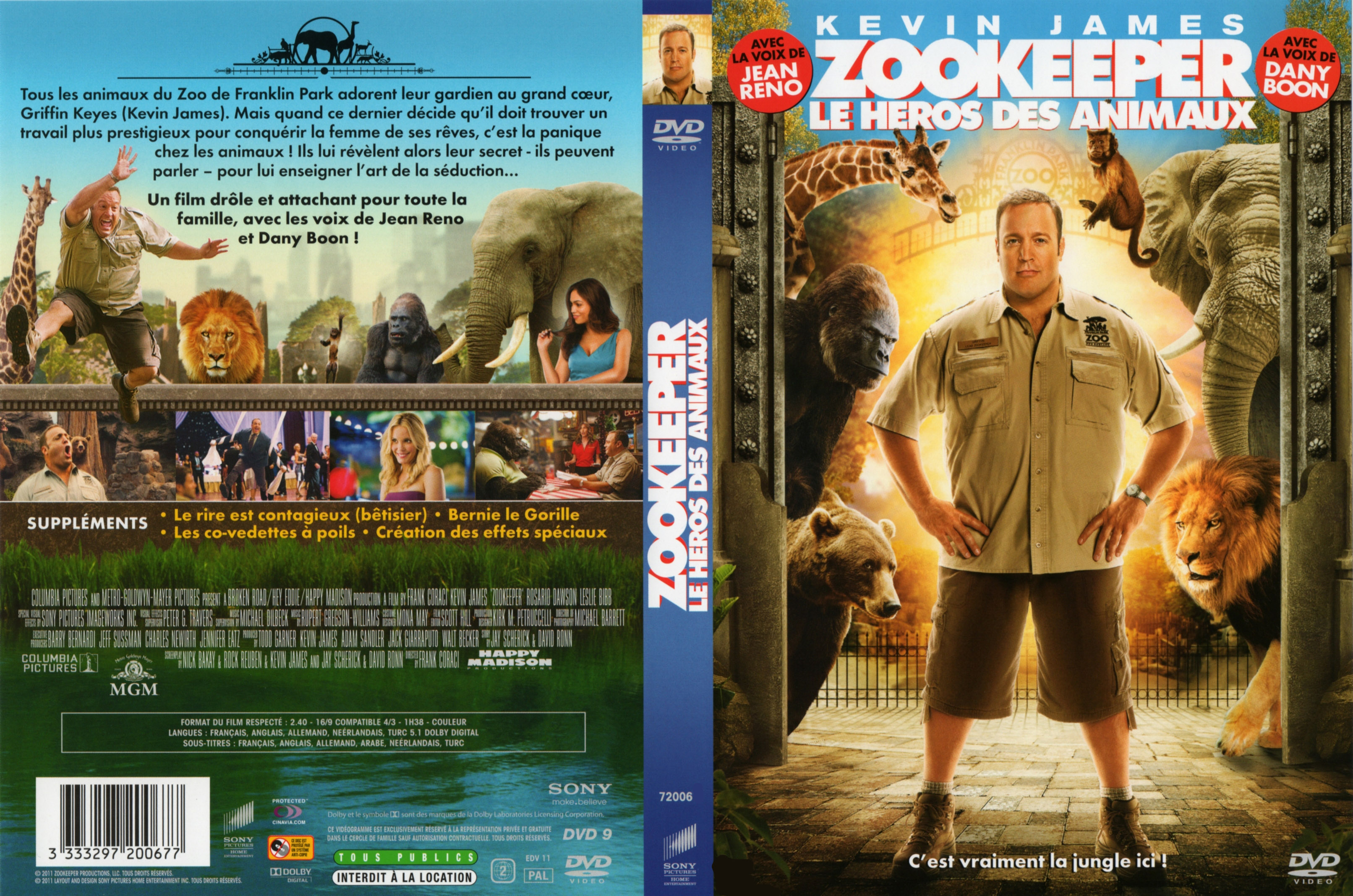 Jaquette DVD Zookeeper