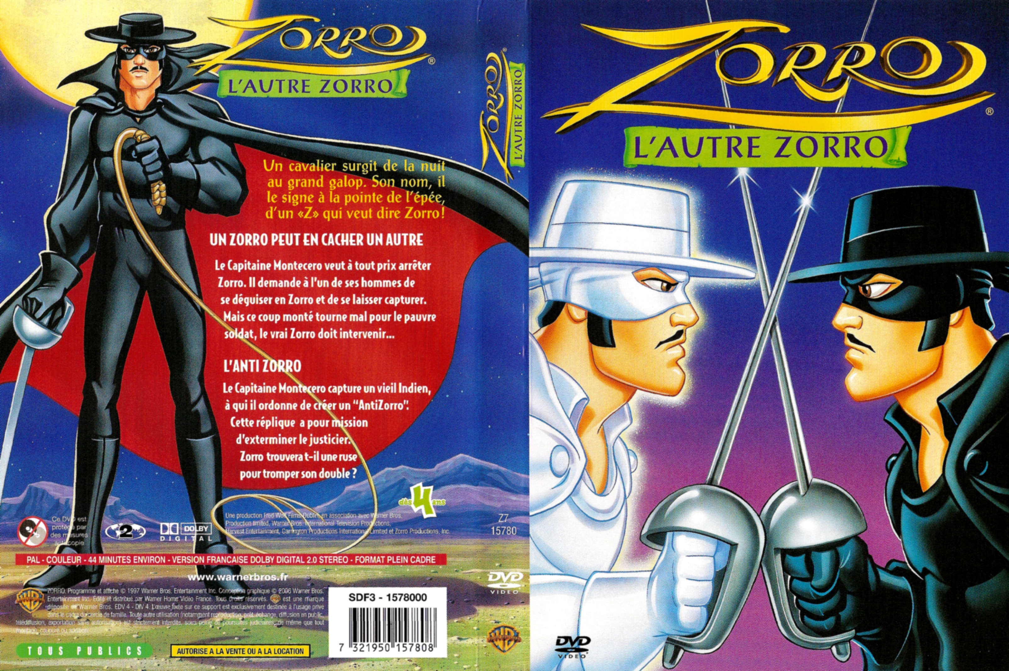 Jaquette DVD Zorro l