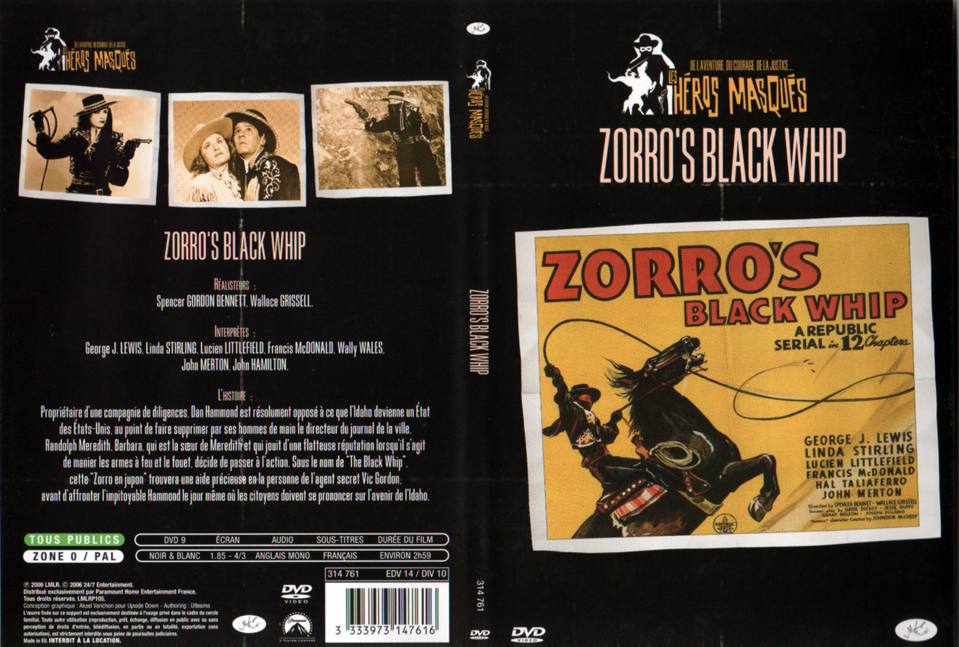 Jaquette DVD Zorro