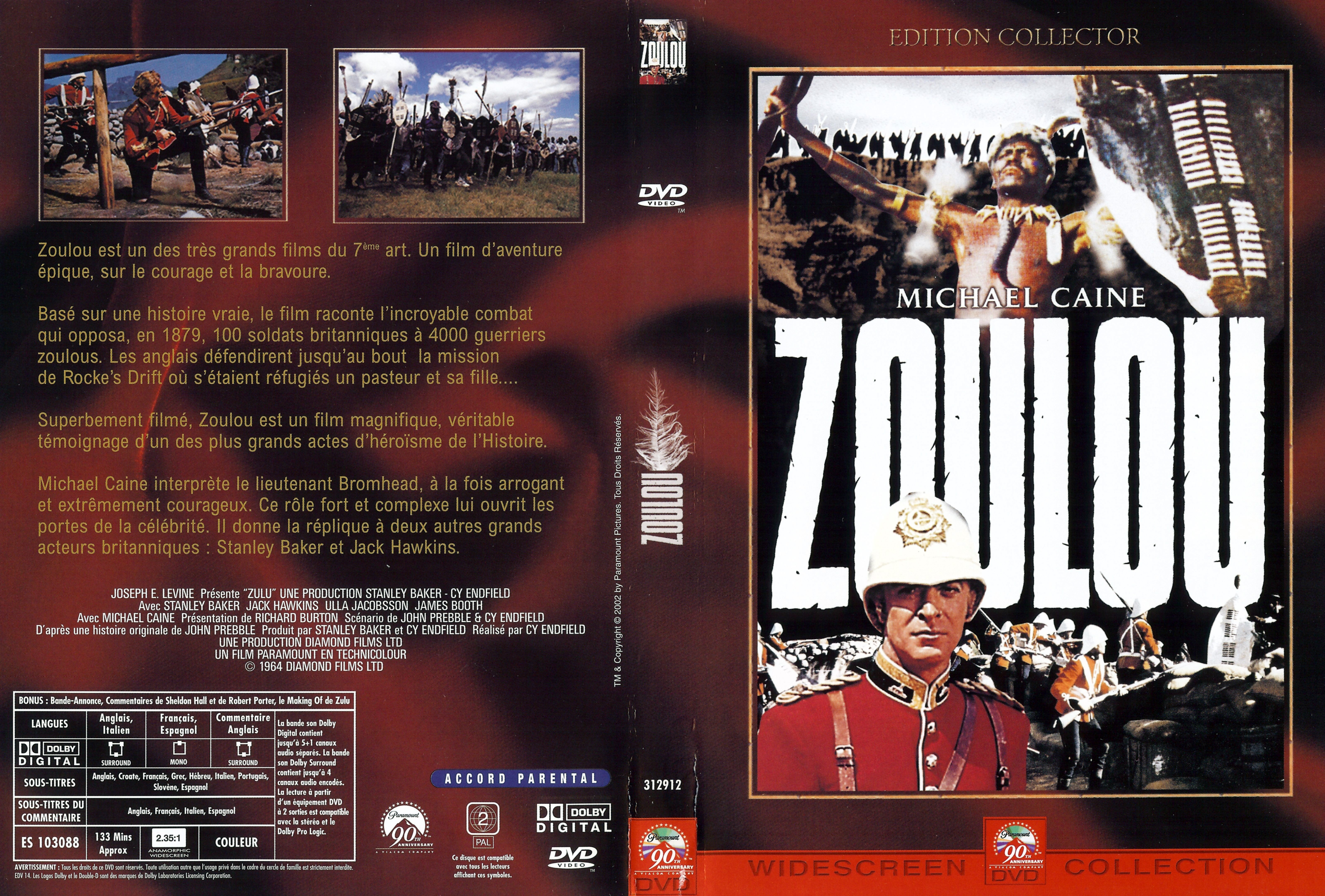 Jaquette DVD Zoulou