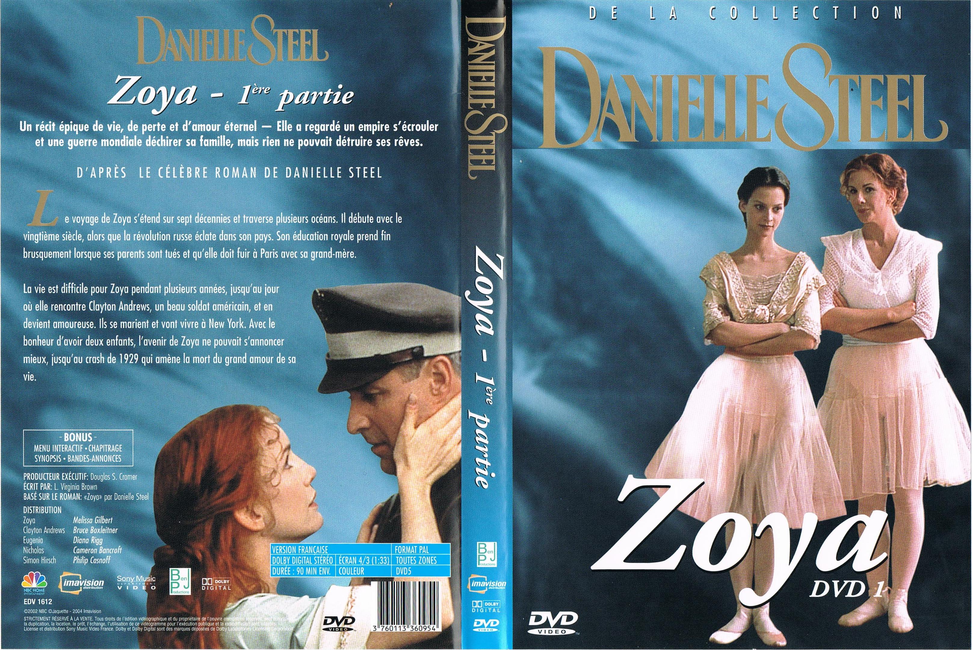 Jaquette DVD Zoya part 1