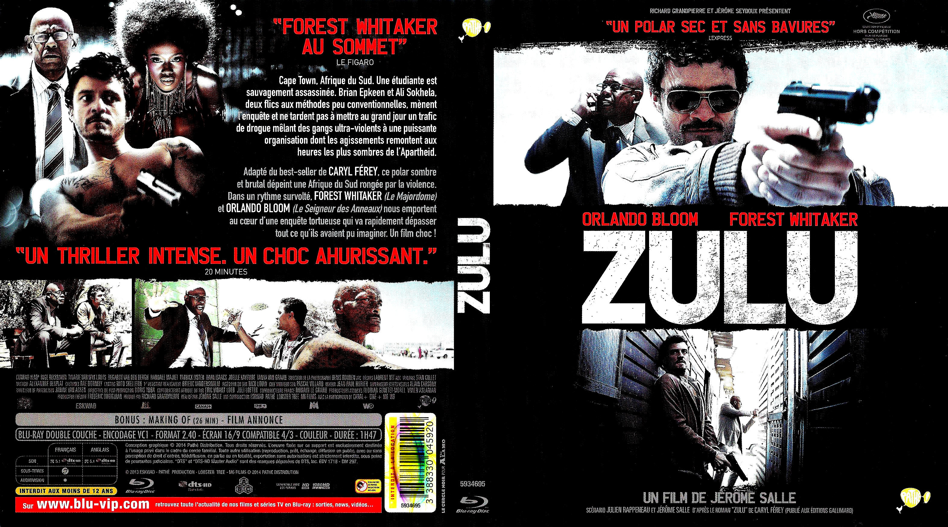 Jaquette DVD Zulu (BLU-RAY)