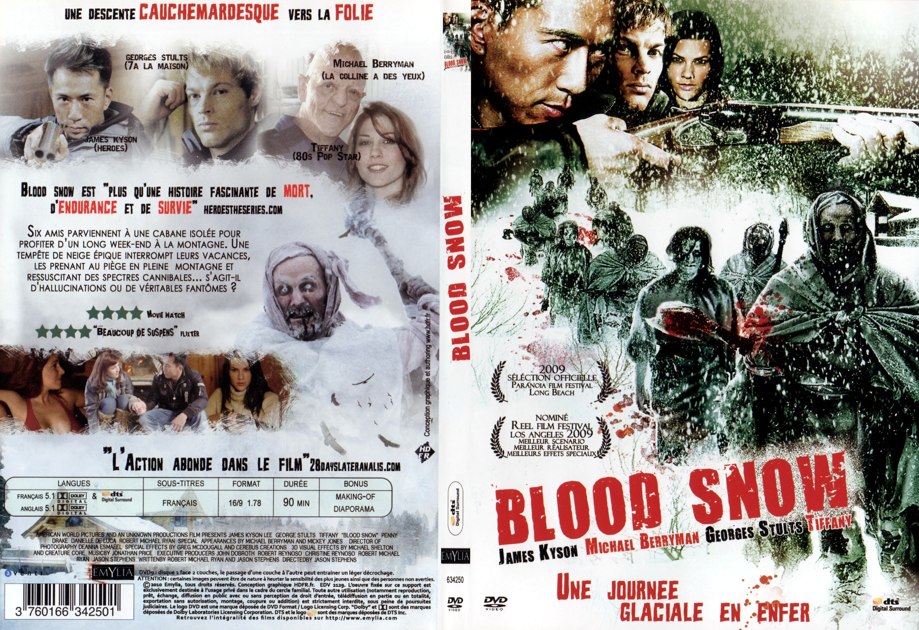 Jaquette DVD blood snow - SLIM