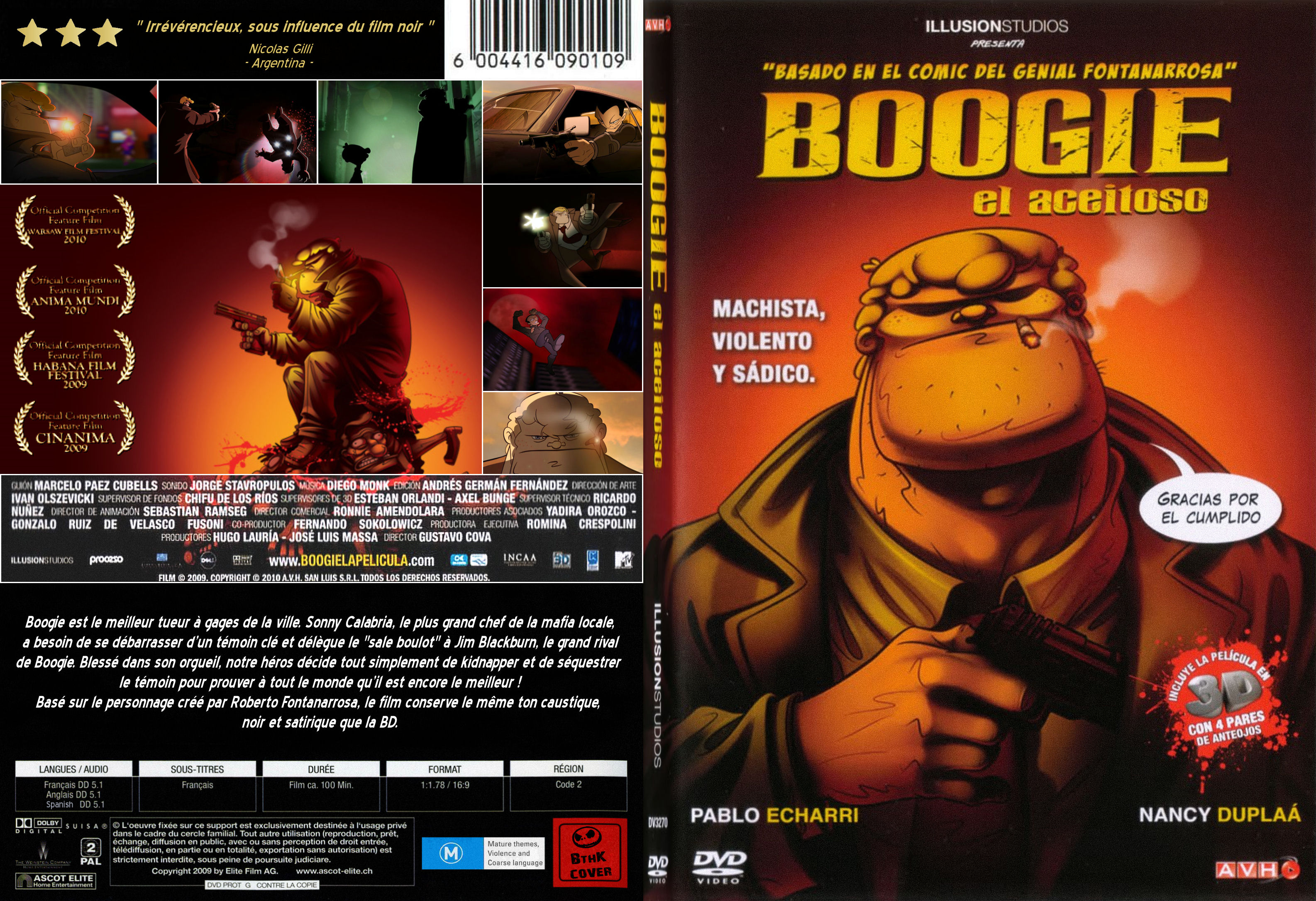 Jaquette DVD boogie custom - SLIM