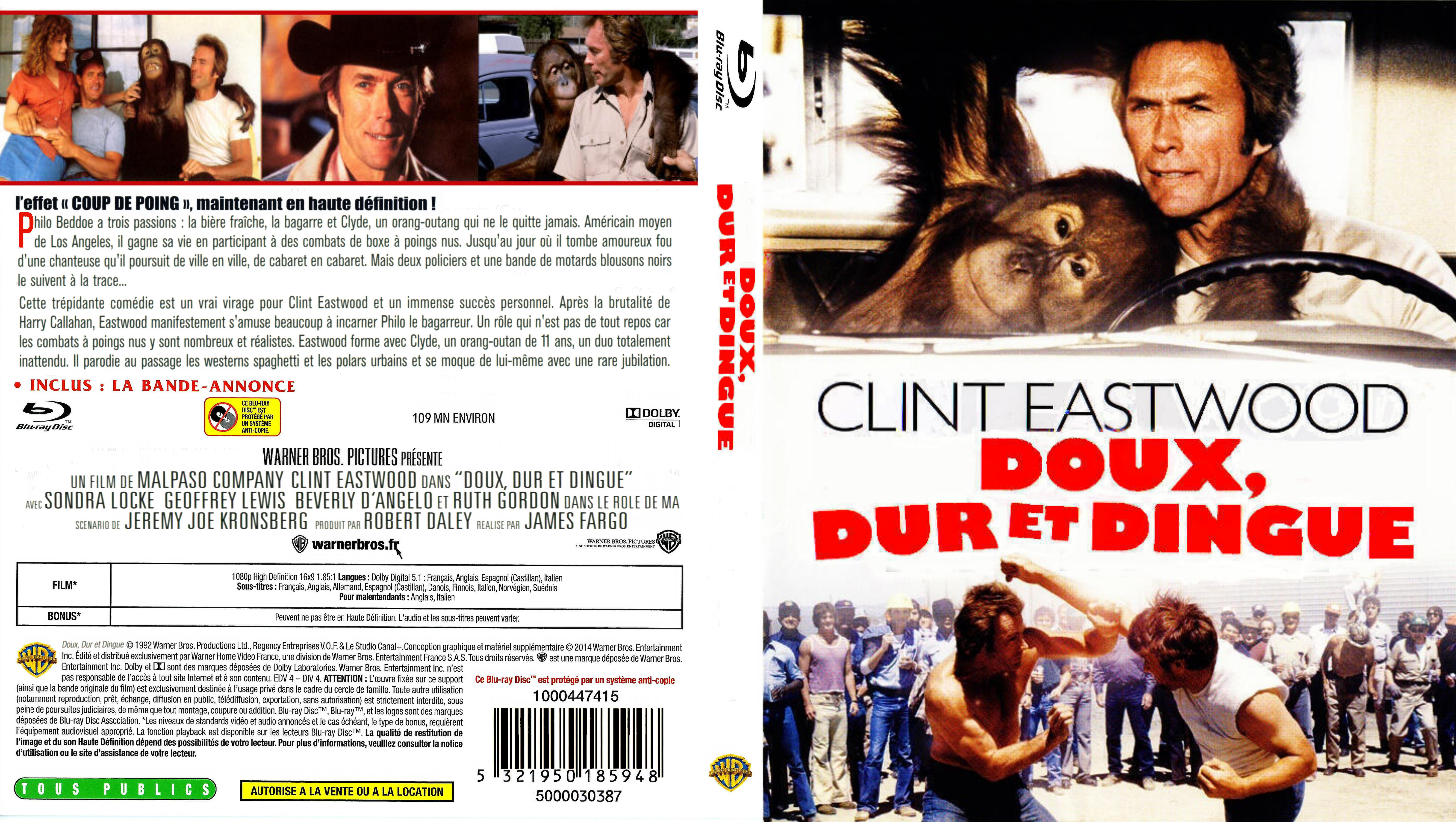 Jaquette DVD doux, dur et dingue custom (BLU-RAY)