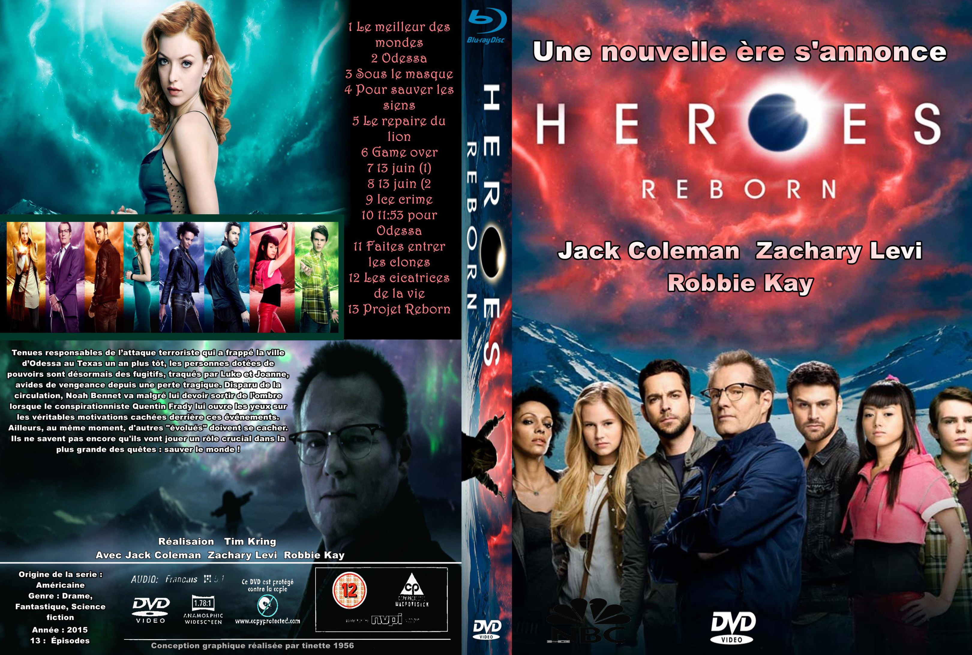 Jaquette DVD heroes reborn saison 1 custom