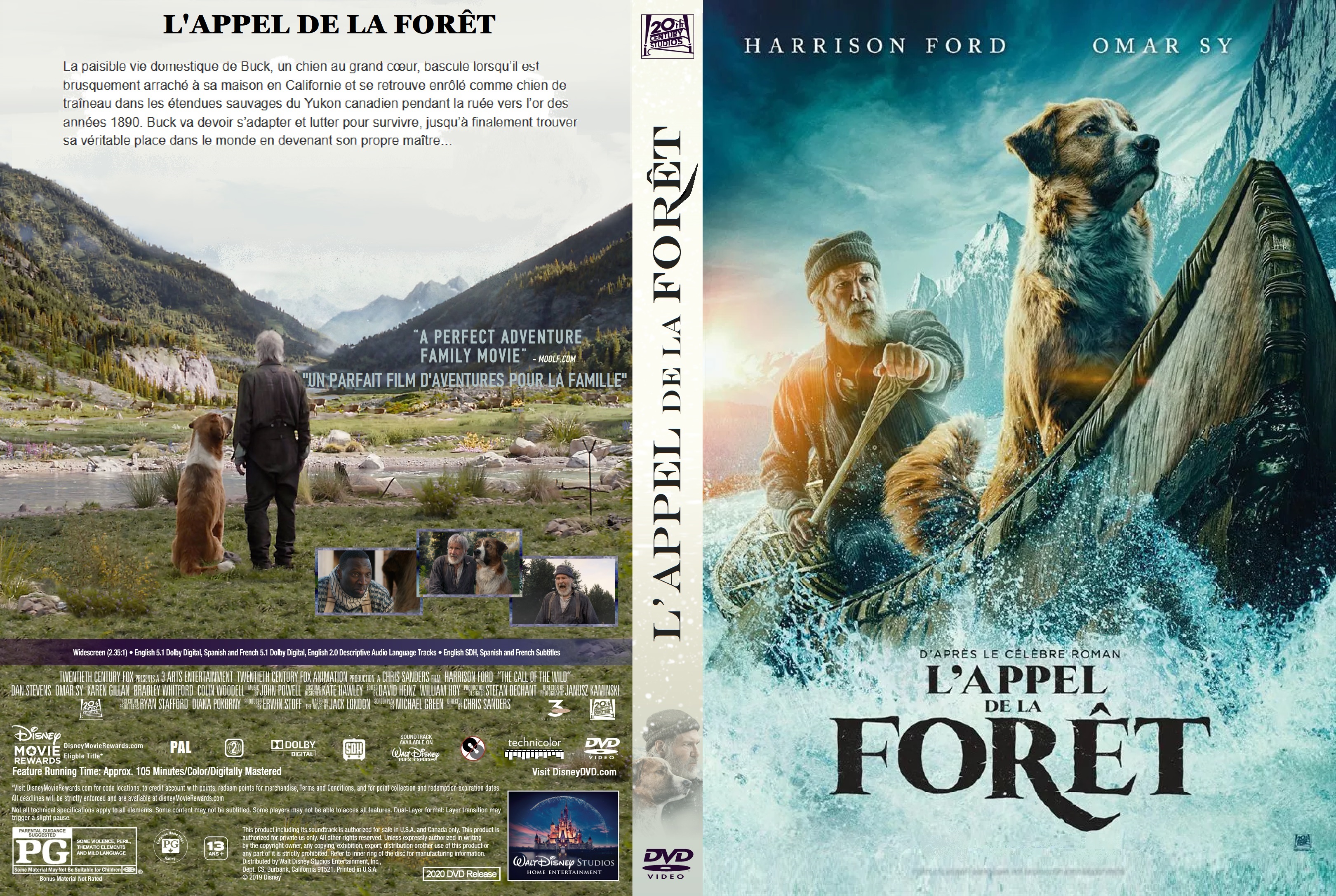 L'APPEL DE LA FORET - (CALL OF THE WILD) - DVD & BLU-RAY