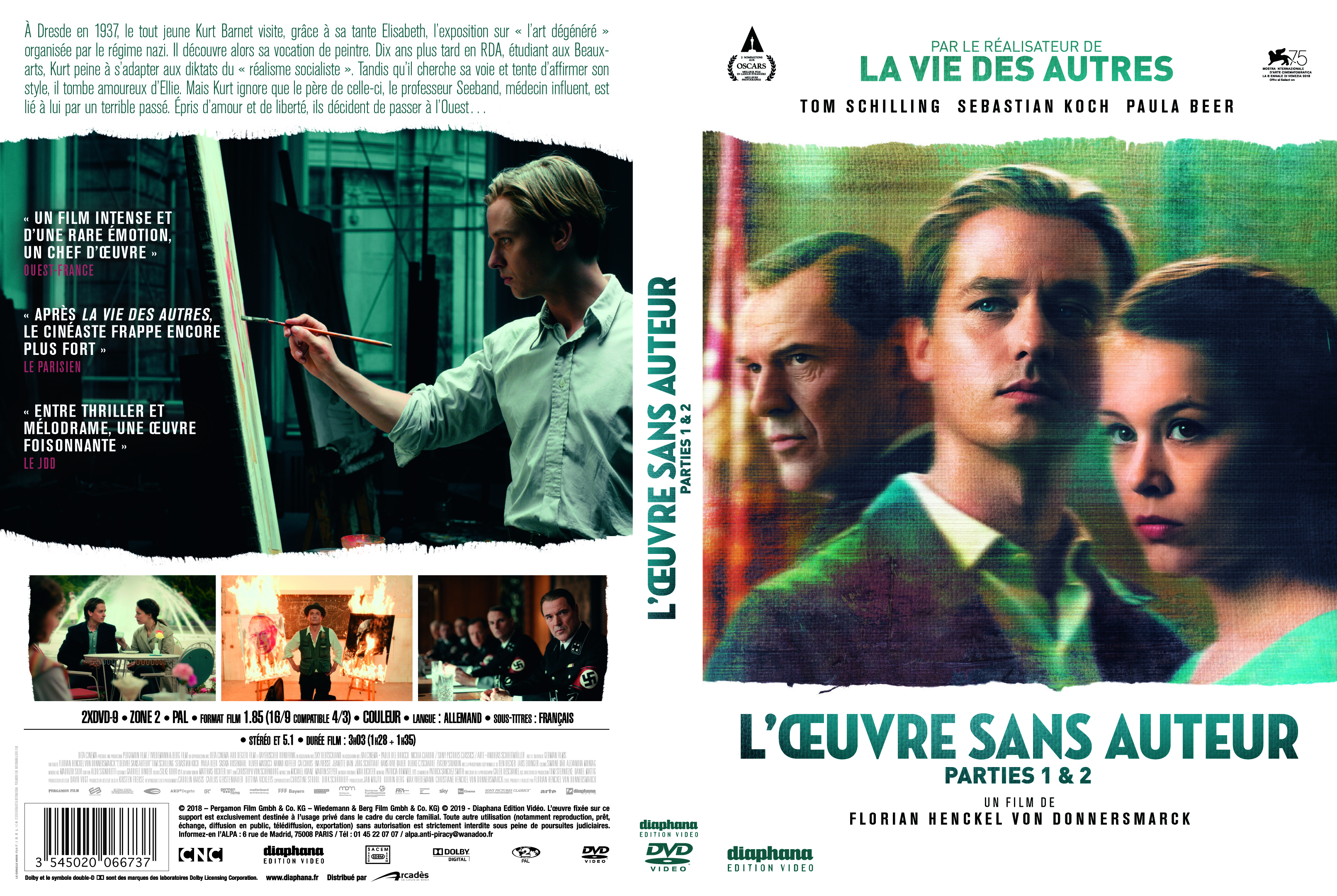 Jaquette Dvd De Loeuvre Sans Auteur Cinéma Passion