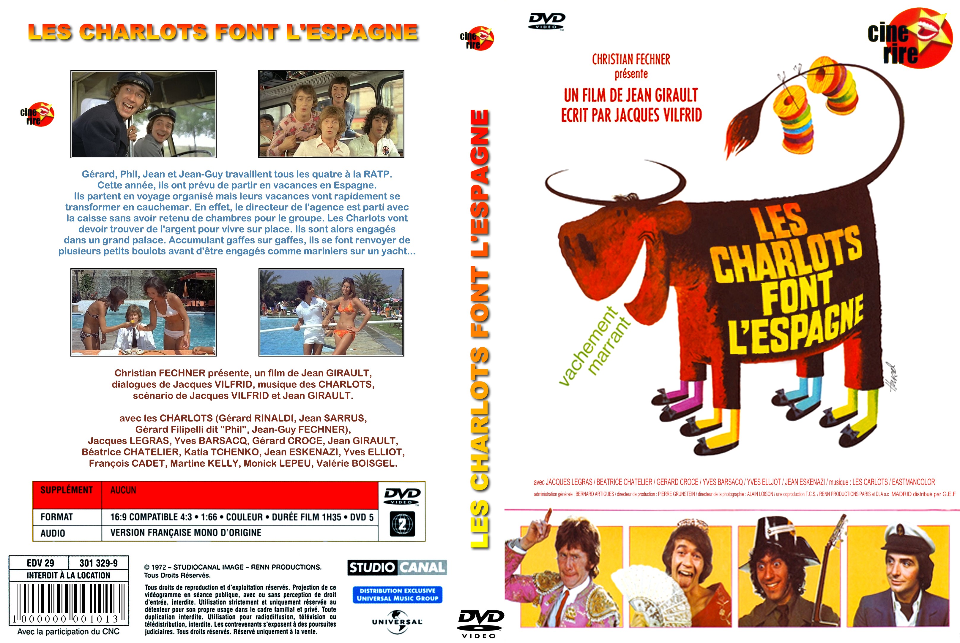 Jaquette DVD les charlots font l