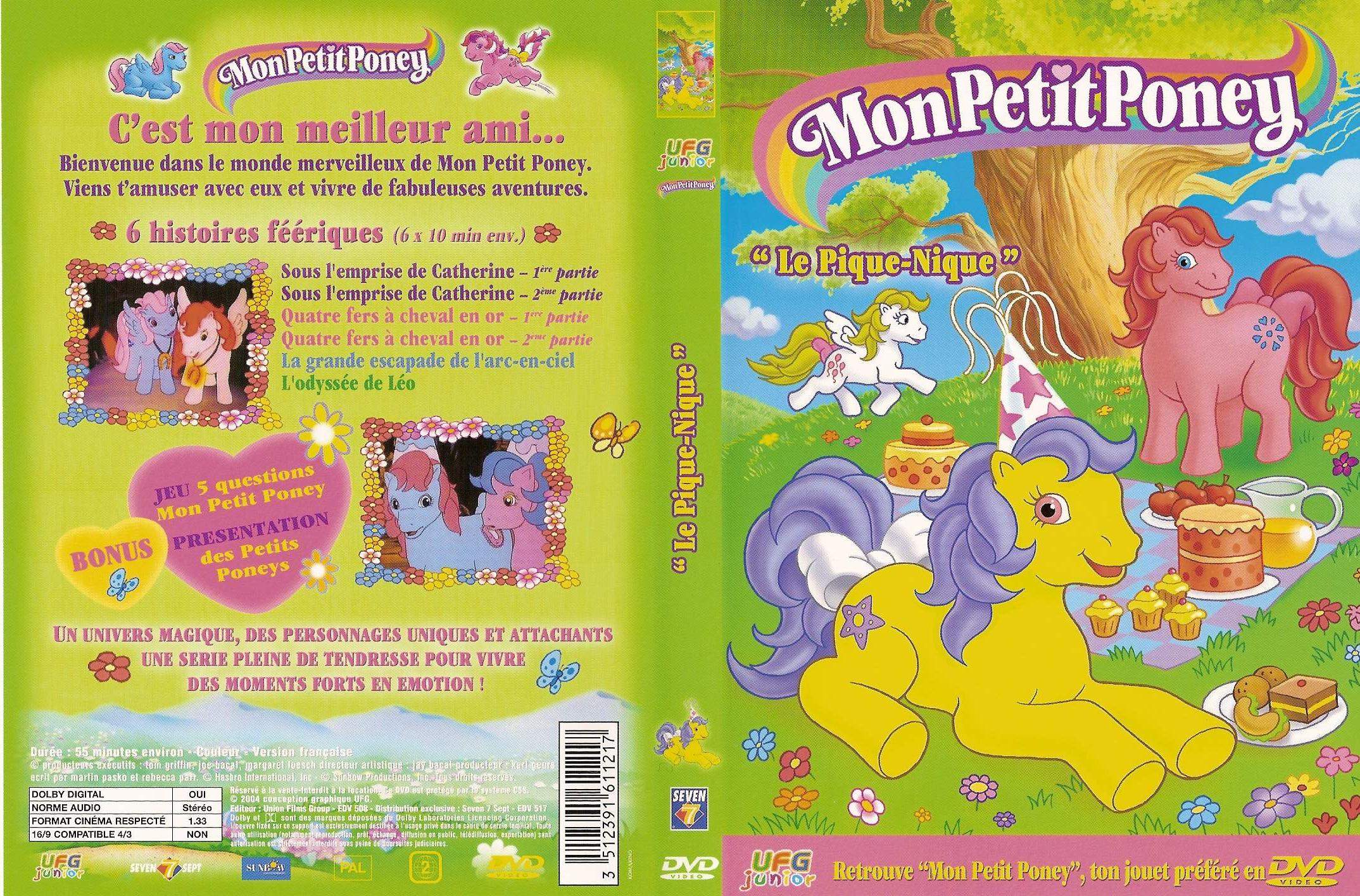 Jaquette DVD mon petit poney Le pique-nique