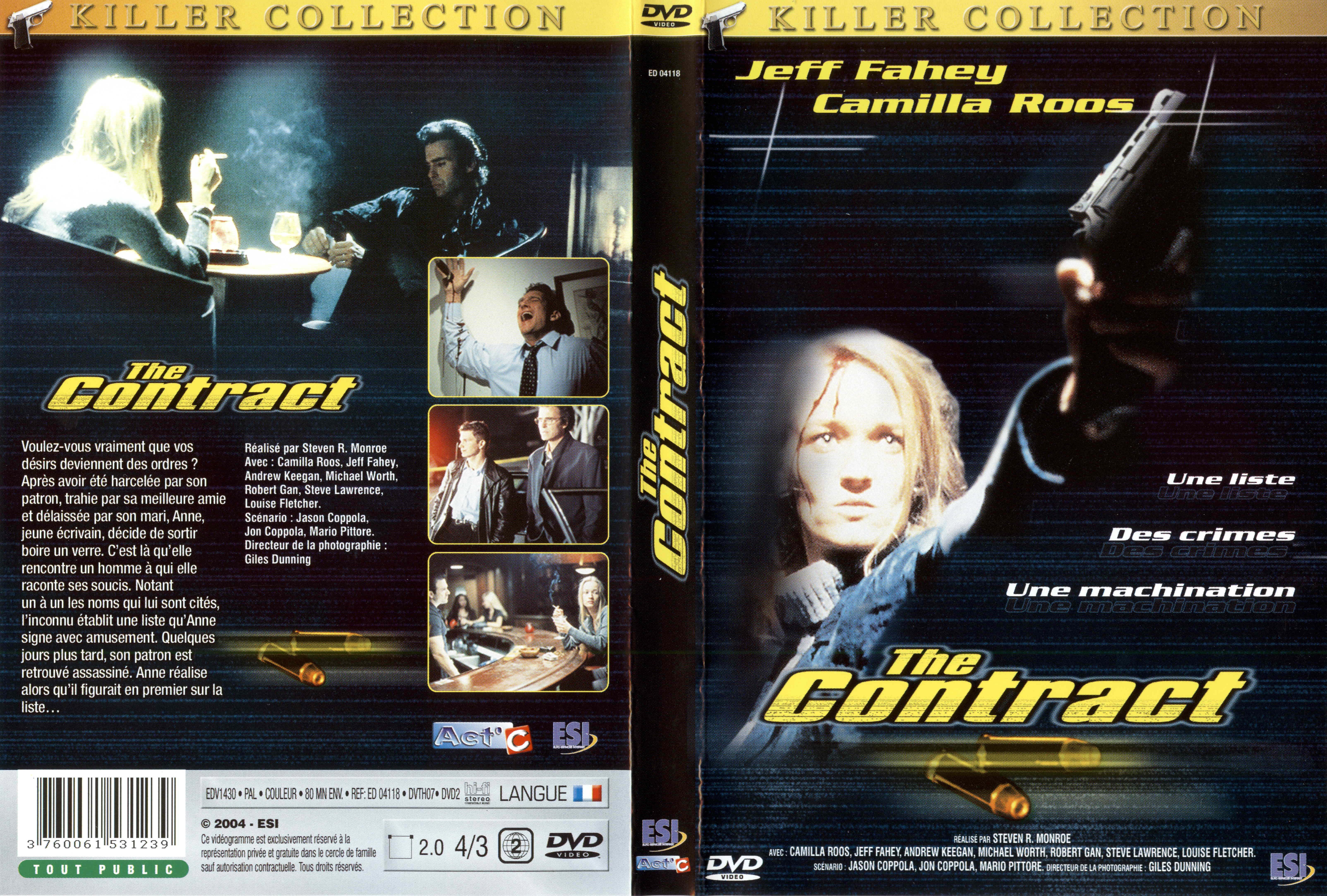 Jaquette DVD the contract