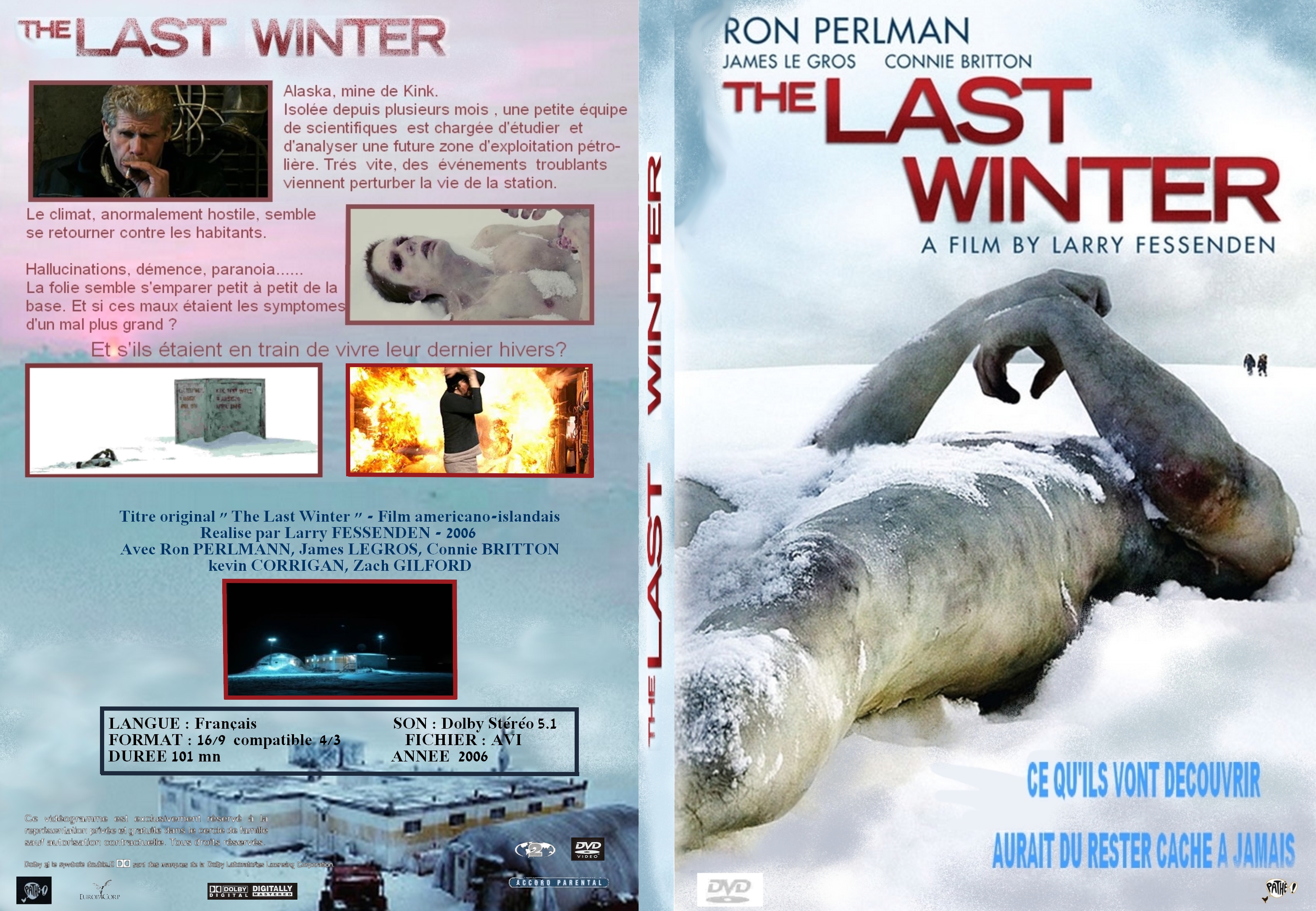 Jaquette DVD the last winter - SLIM custom