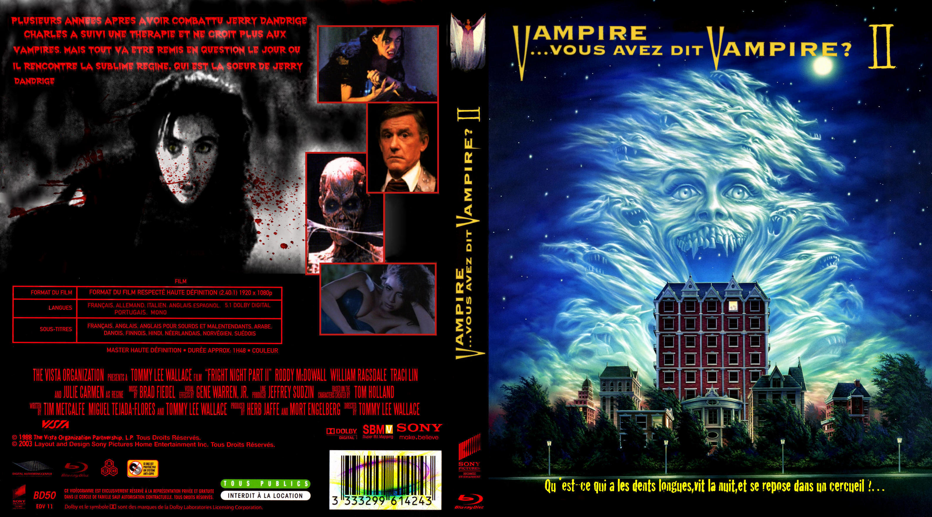 Jaquette DVD vampire, vous avez dit vampire 2 custom (BLU-RAY)