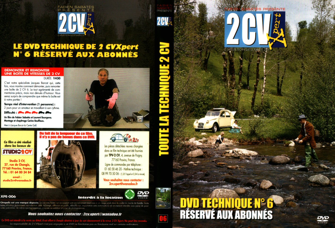 Jaquette DVD 2CV expert 6