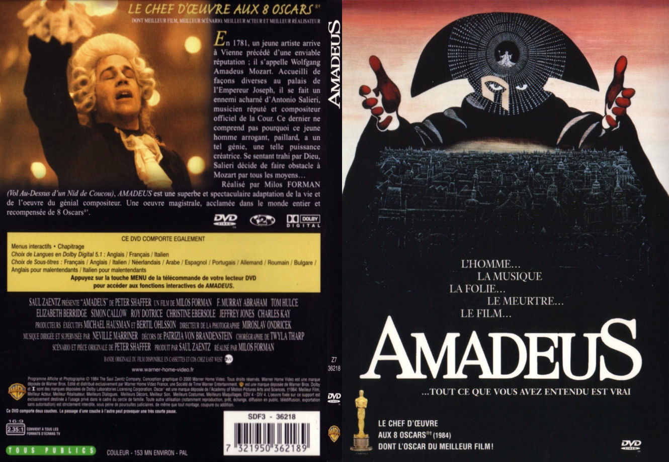 Jaquette DVD Amadeus - SLIM