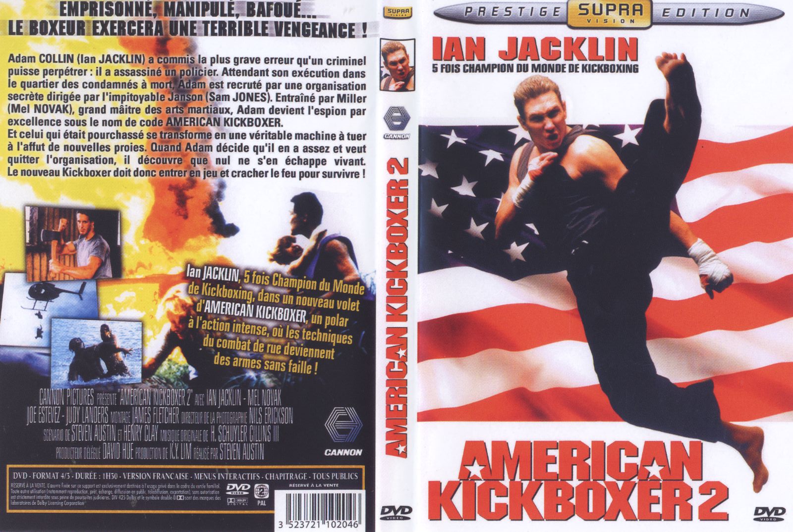 Jaquette DVD American kickboxer 2