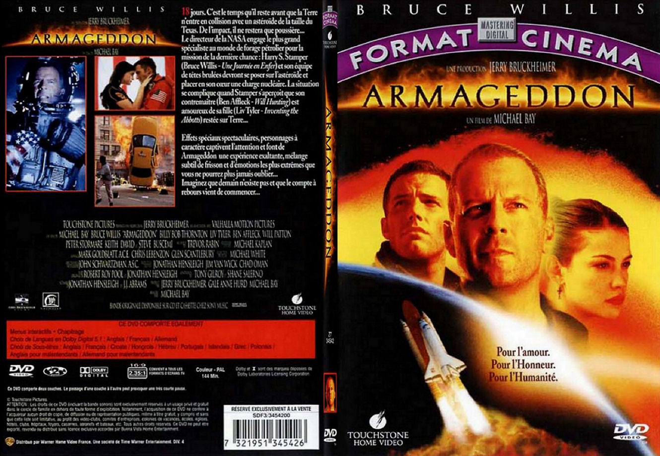 Jaquette DVD Armageddon - SLIM