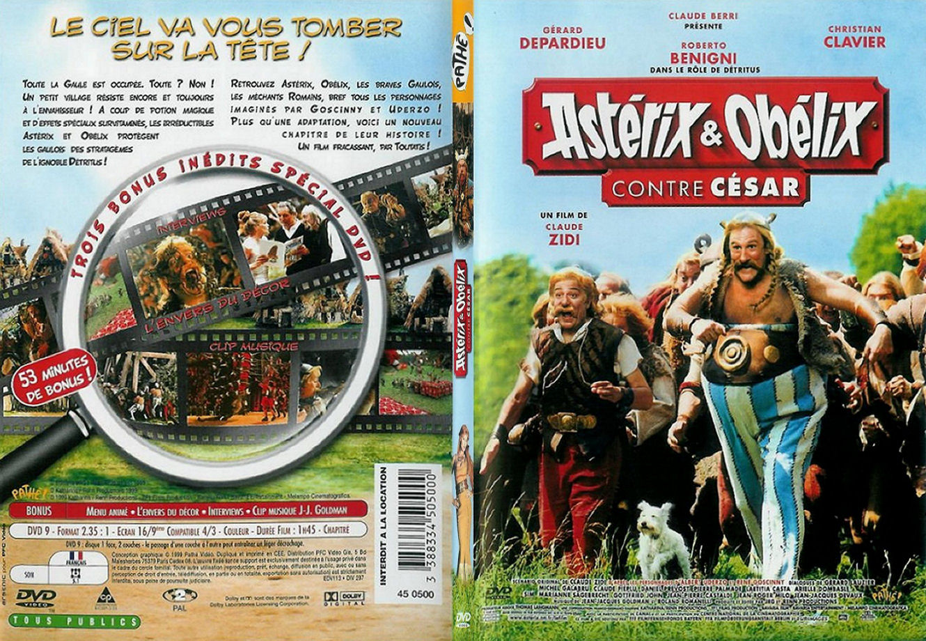 Jaquette DVD Astrix et Oblix contre Csar - SLIM