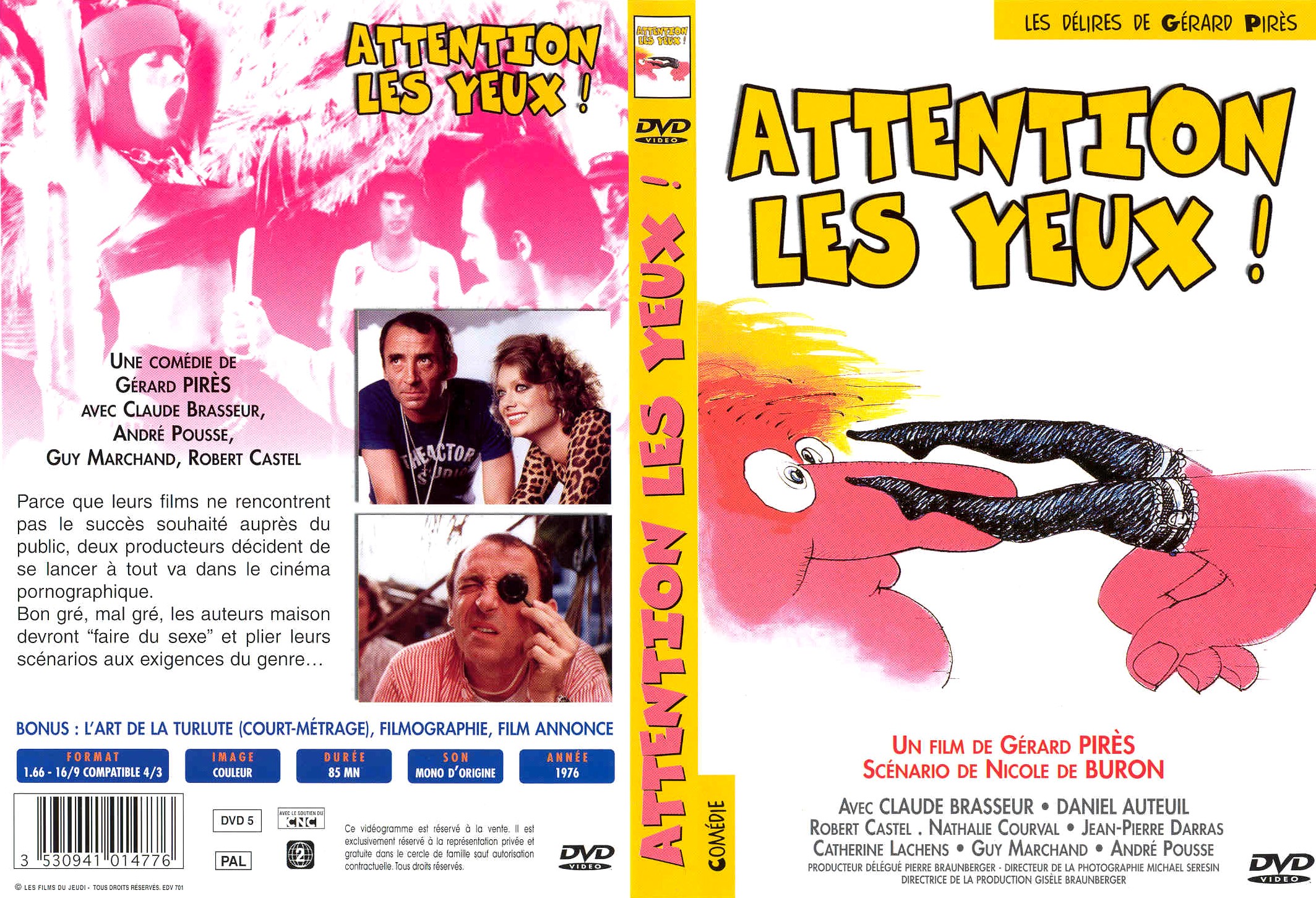 Jaquette DVD Attention les yeux