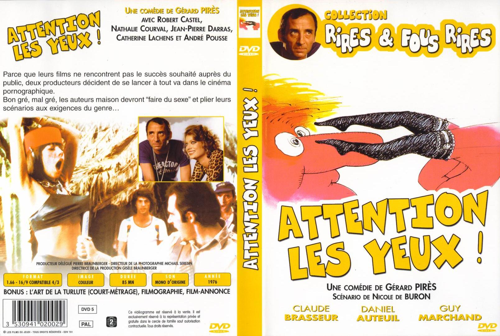 Jaquette DVD Attention les yeux v2