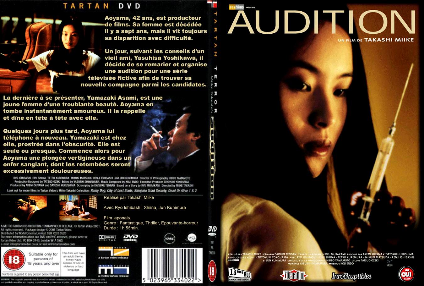 Jaquette DVD Audition - SLIM