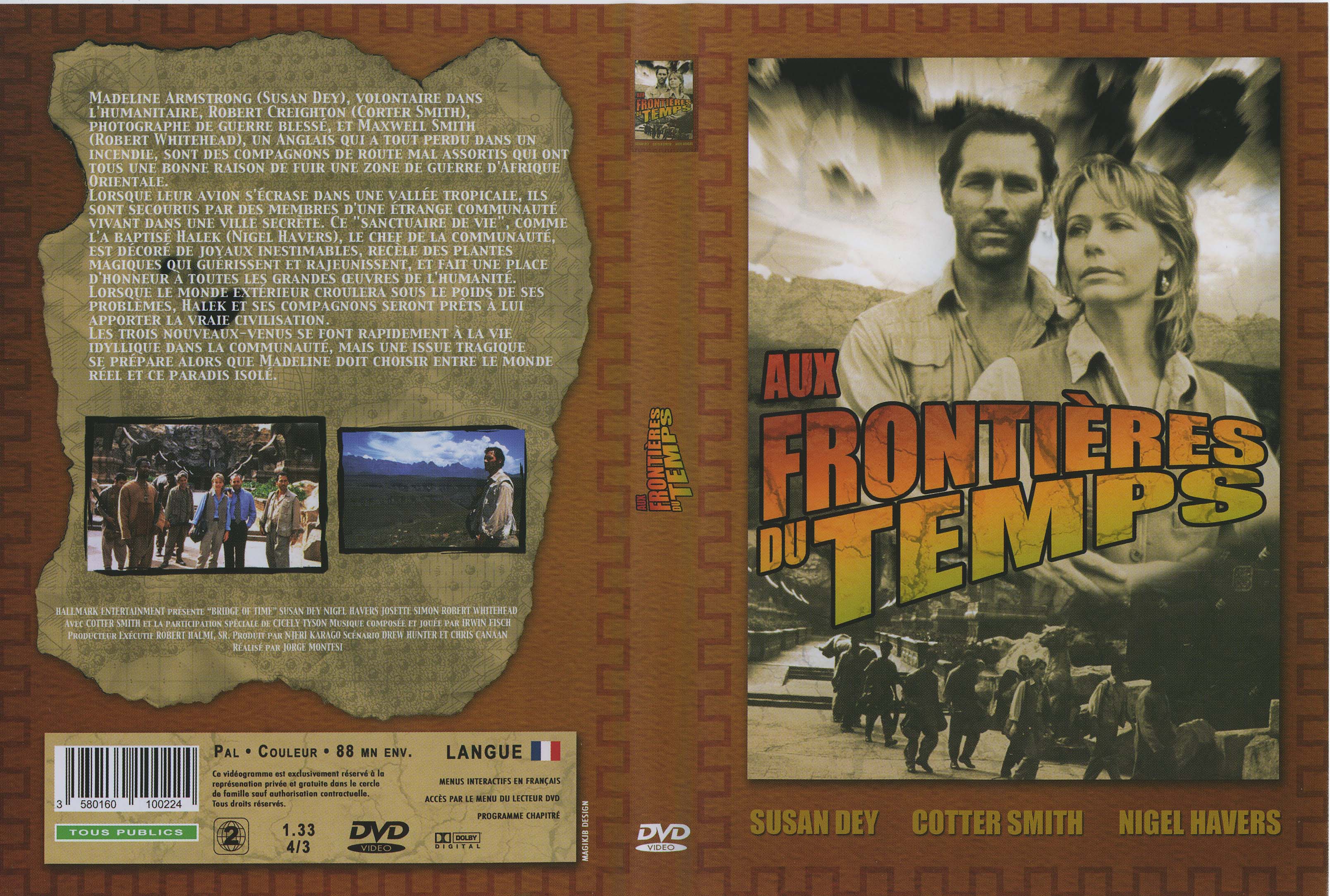 Jaquette DVD Aux frontires du temps