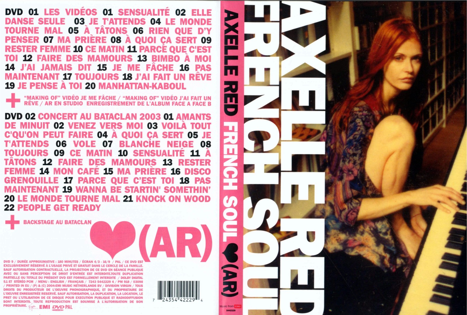 Jaquette DVD Axelle Red French soul