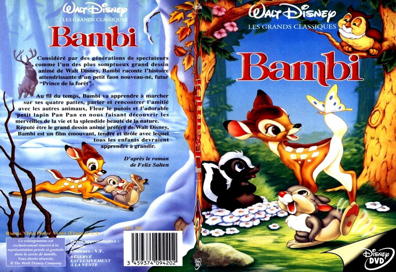 Jaquette DVD Bambi - SLIM