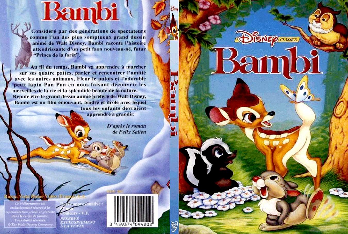Jaquette DVD Bambi - SLIM v2