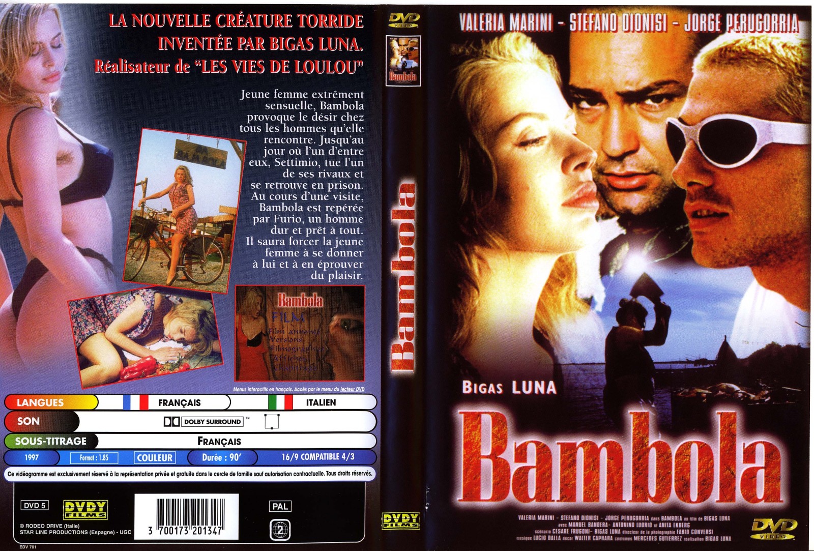 Jaquette DVD Bambola