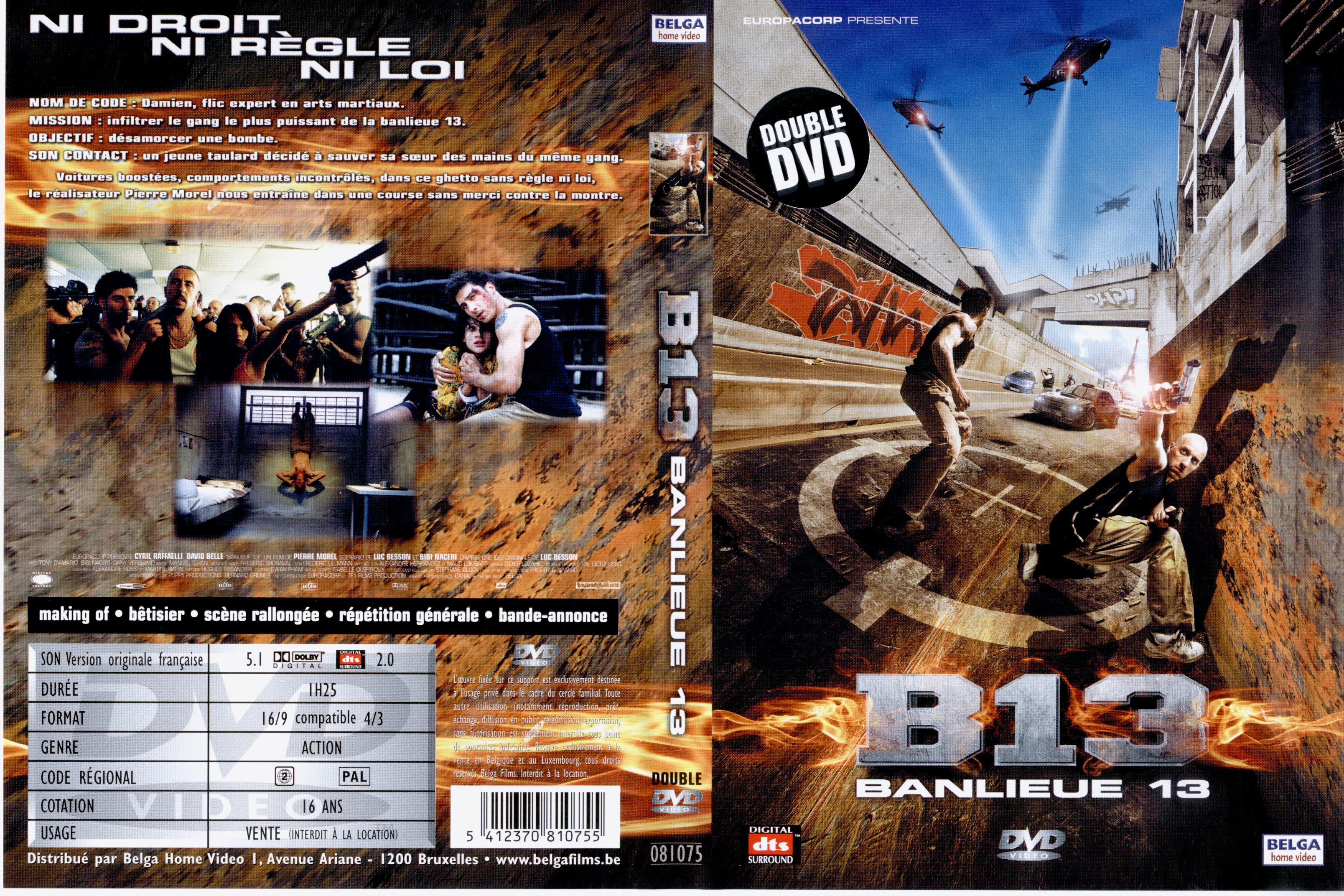 Jaquette DVD Banlieue 13