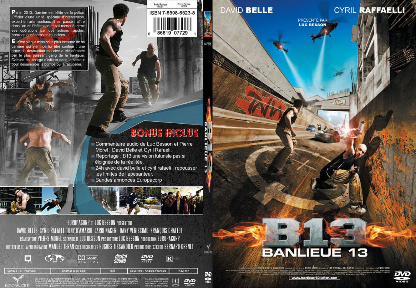 Jaquette DVD Banlieue 13 - SLIM