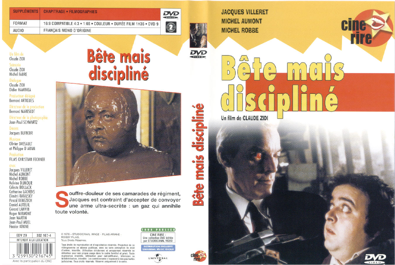 Jaquette DVD Bte mais disciplin