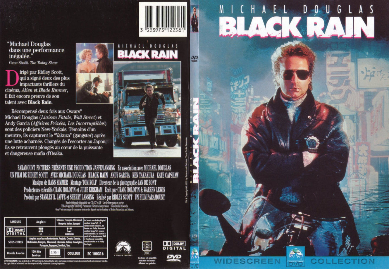 Jaquette DVD Black Rain - SLIM