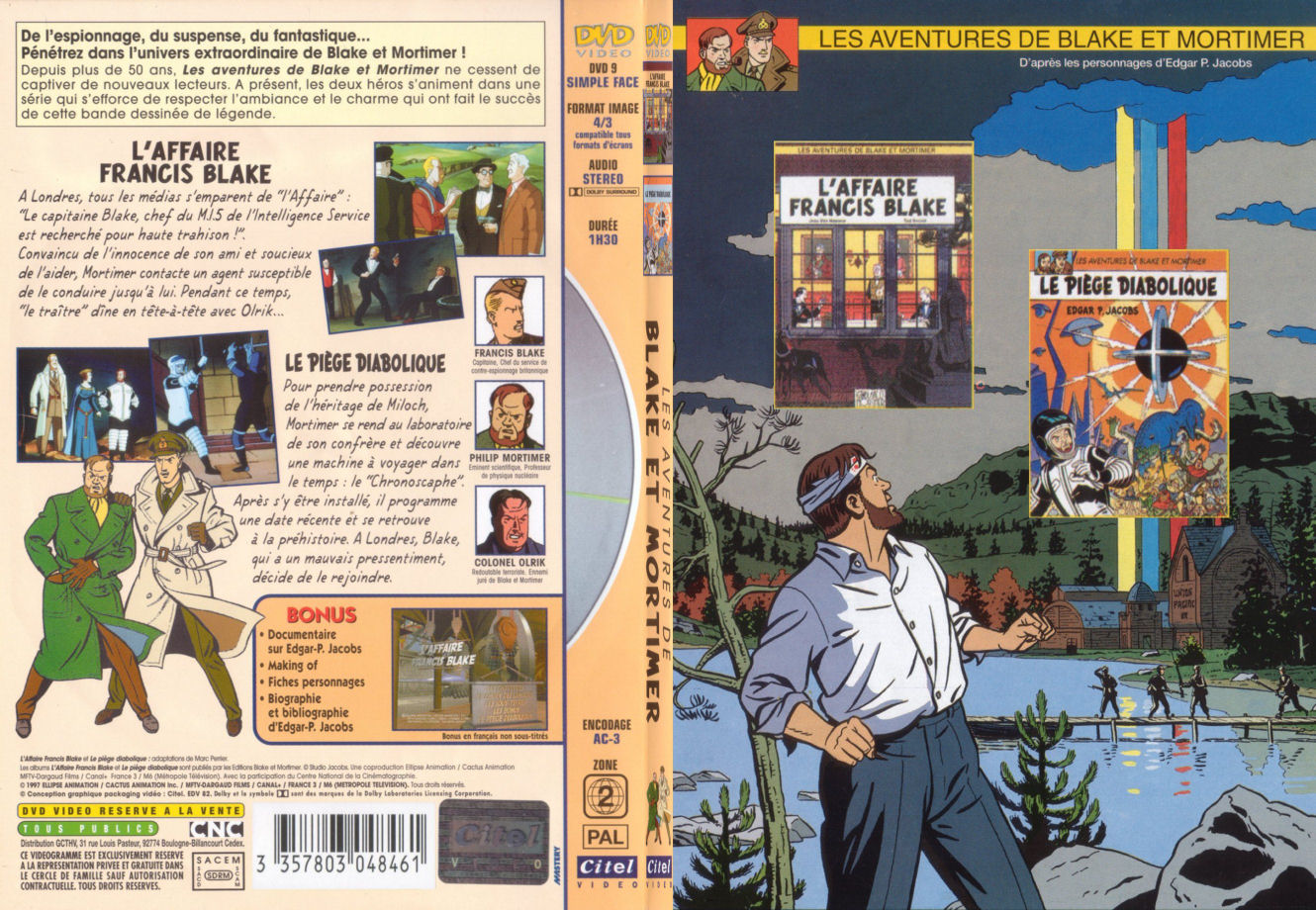 Jaquette DVD Blake et Mortimer L