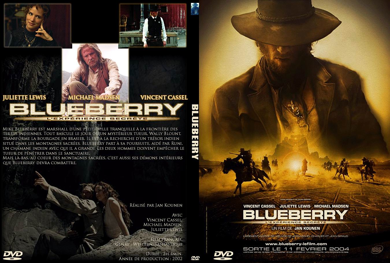 Jaquette DVD Blueberry - SLIM v2