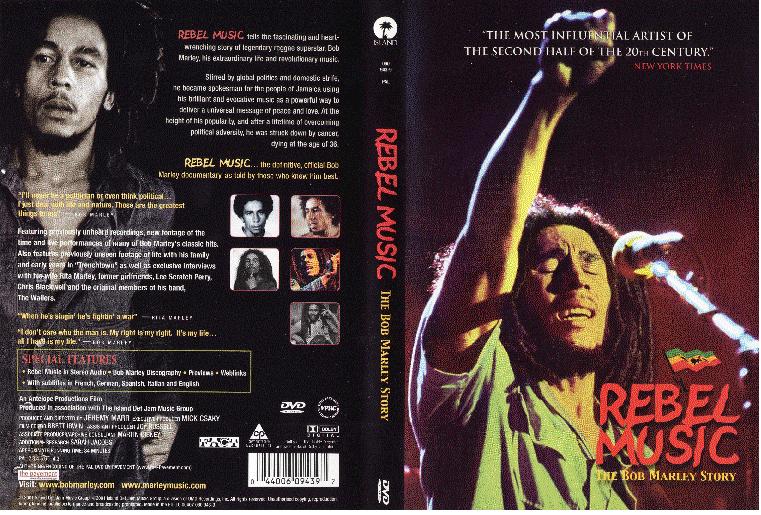 Jaquette DVD Bob Marley Rebel Music