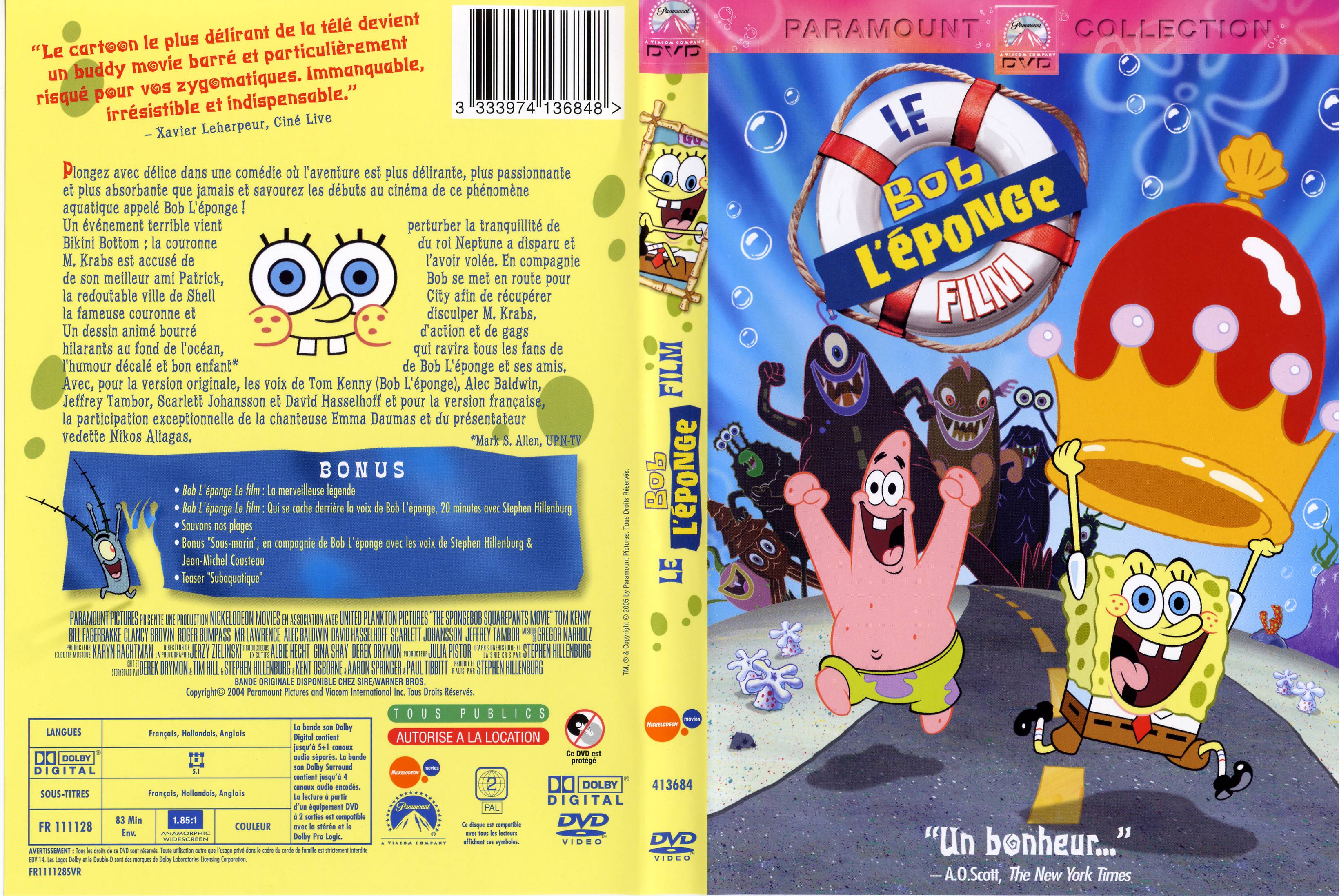 Jaquette DVD Bob l