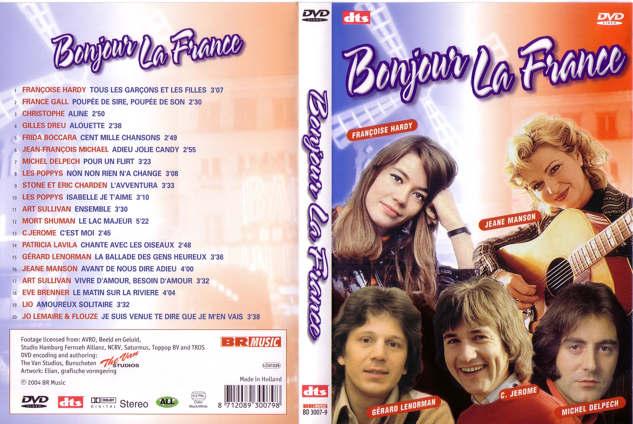 Jaquette DVD Bonjour la France