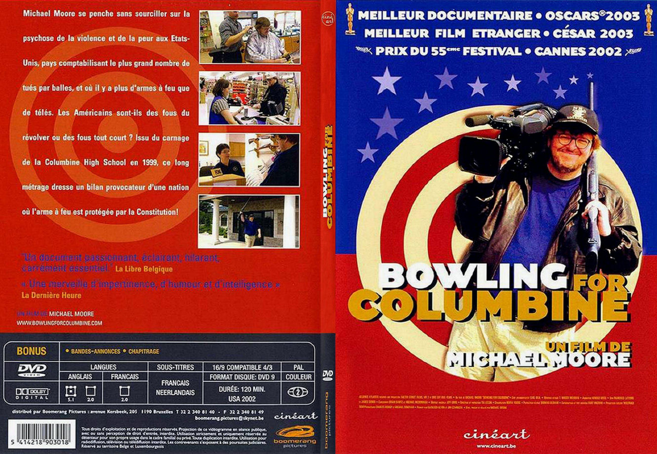 Jaquette DVD Bowling for Columbine - SLIM