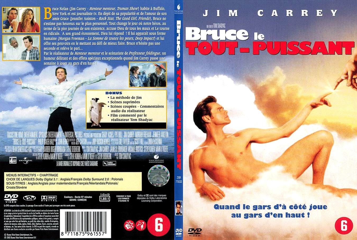 Jaquette DVD Bruce tout puissant - SLIM