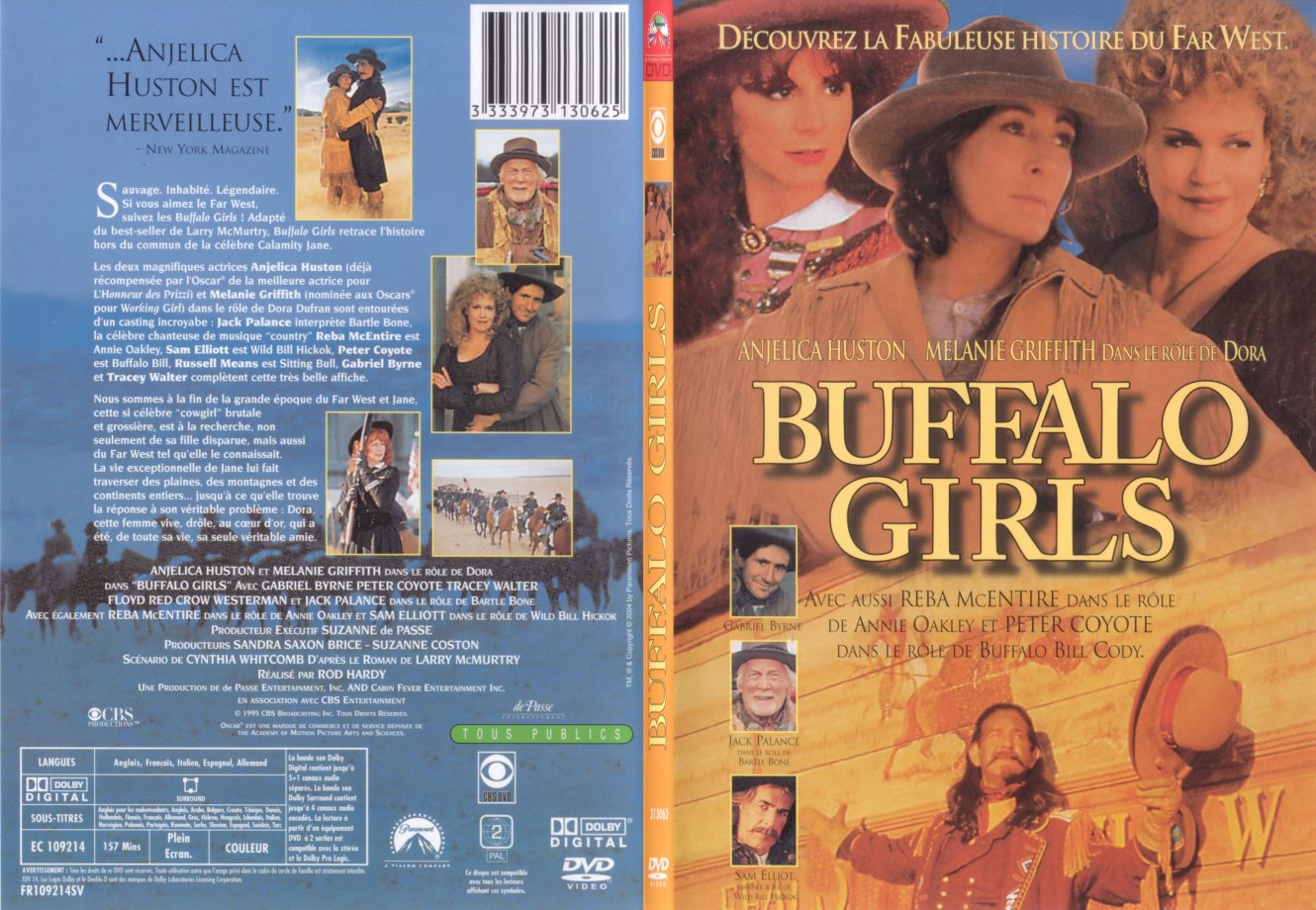 Jaquette DVD Buffalo girls - SLIM
