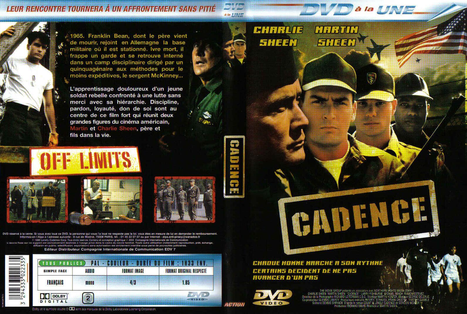 Jaquette DVD Cadence