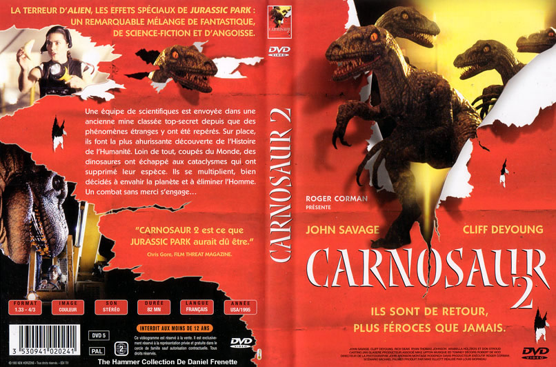 Jaquette DVD Carnosaur 2