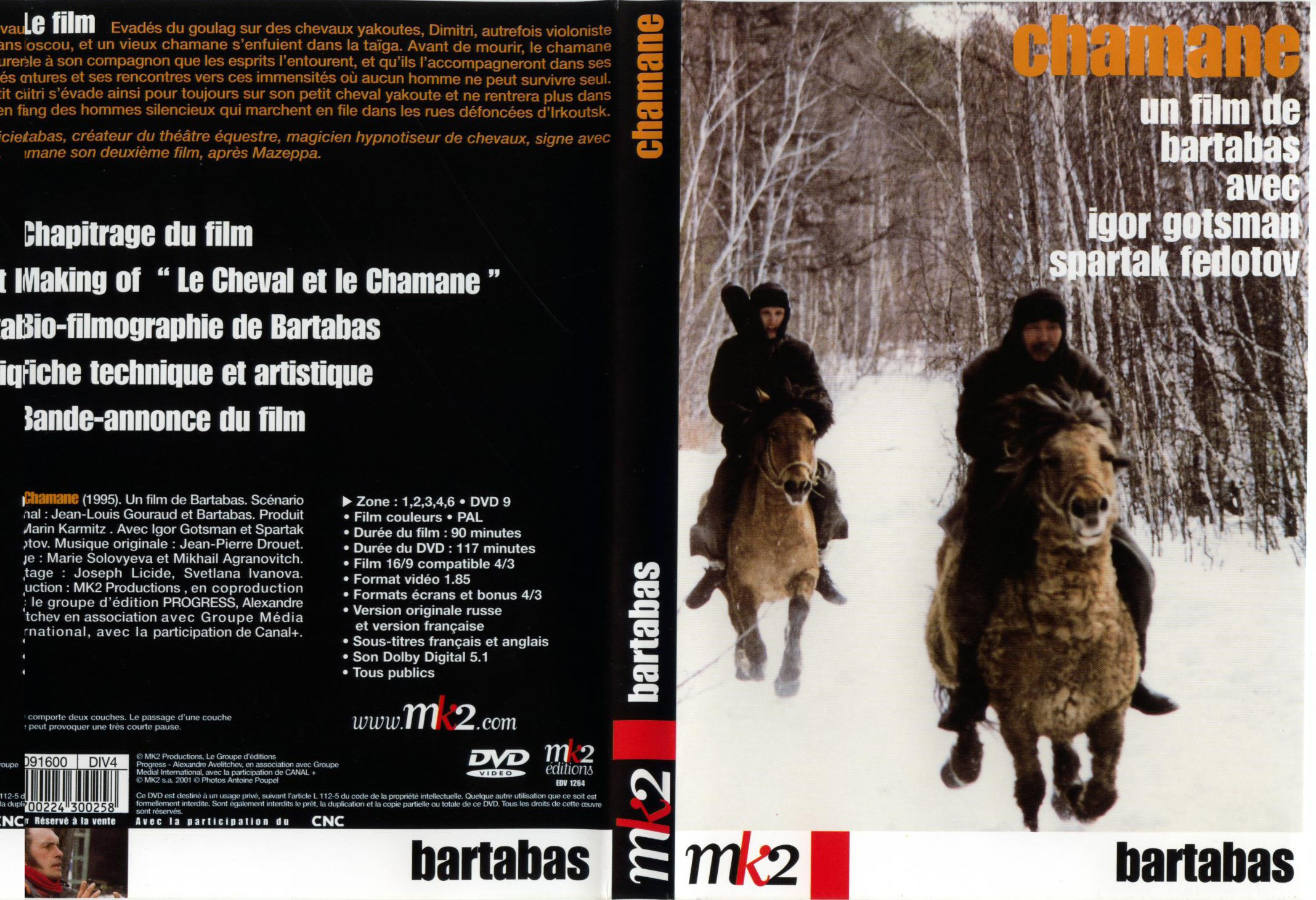 Jaquette DVD Chamane