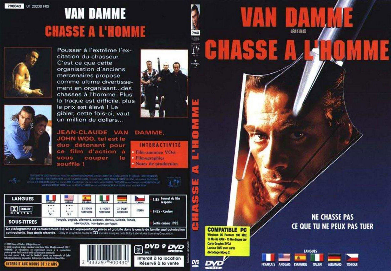 Jaquette DVD Chasse  l homme - SLIM