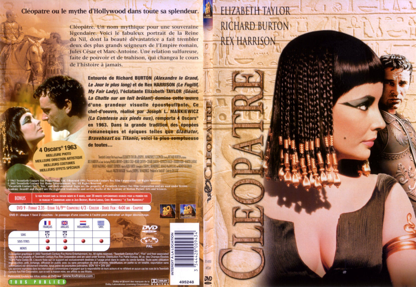 Jaquette DVD Cleopatre - SLIM