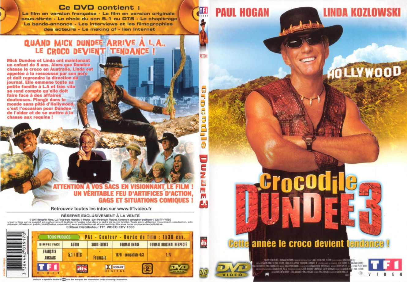 Jaquette DVD Crocodile Dundee 3 - SLIM