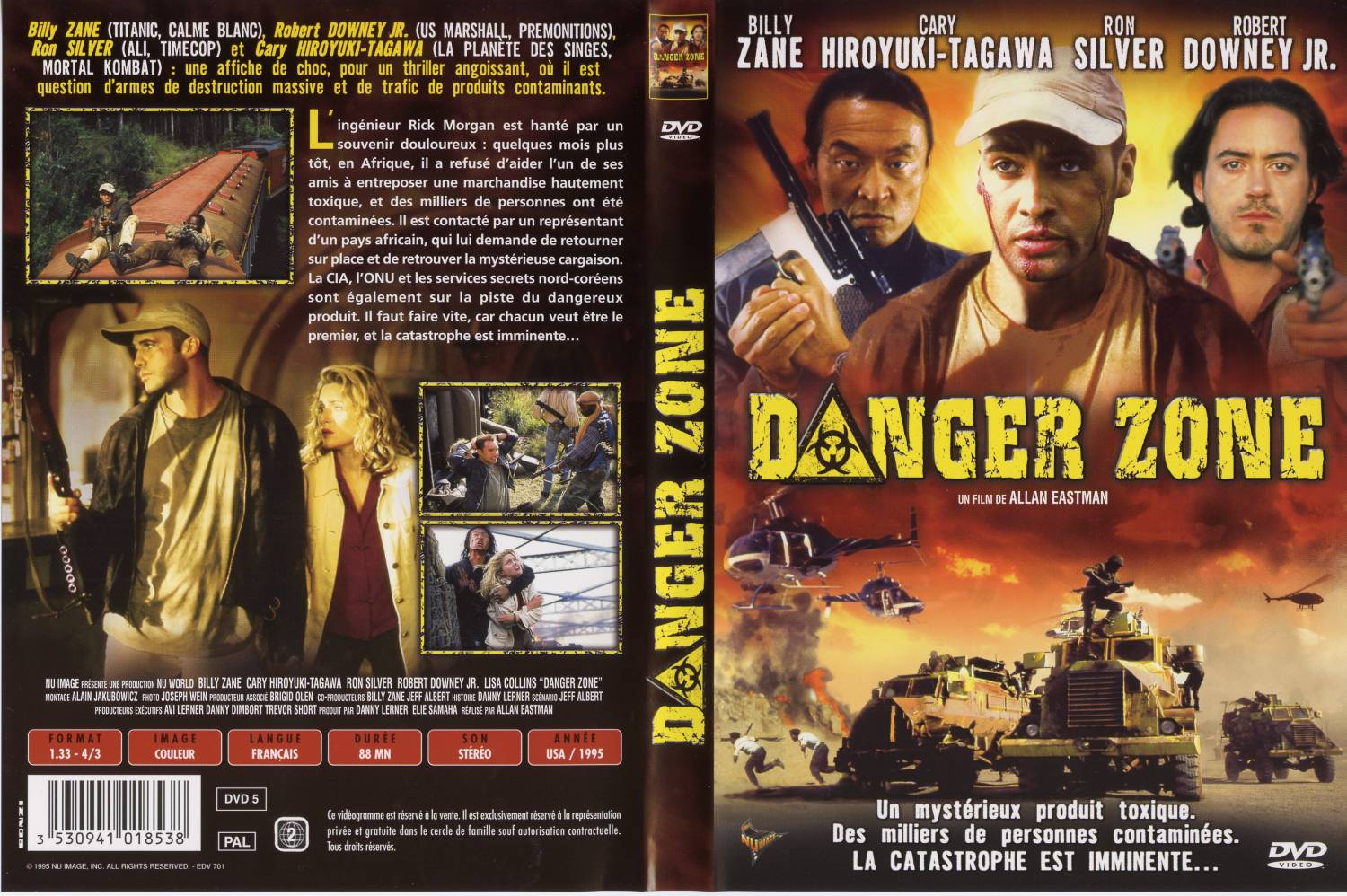 Jaquette DVD Danger zone